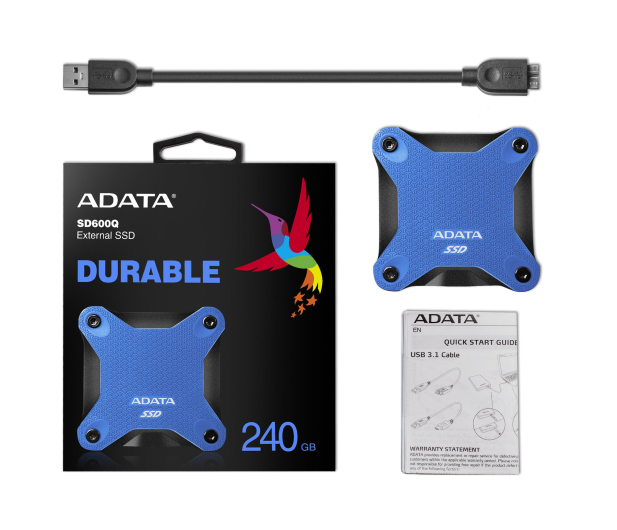 ADATA SD600Q 480GB USB 3.2 Gen. 1 Niebieski - 502624 - zdjęcie 8